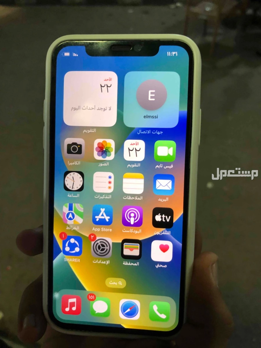 للبيع ماركه ايفون xماركه ابل في محرم بيك بسعر 8ألاف جنيه استعمال خفيف