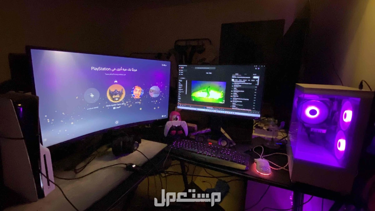 سيت اب كامل سوني 5 + pc gaming في مكة المكرمة بسعر 6500 ريال سعودي
