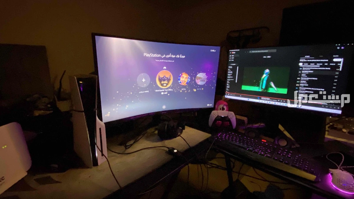 سيت اب كامل سوني 5 + pc gaming في مكة المكرمة بسعر 6500 ريال سعودي