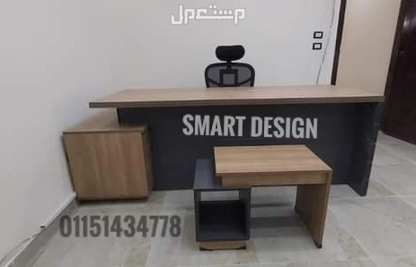 مكتب مدير خشب MDF اسباني مستورد/مكتب إداري مودرن/office furniture modern من سمارت ديزاين