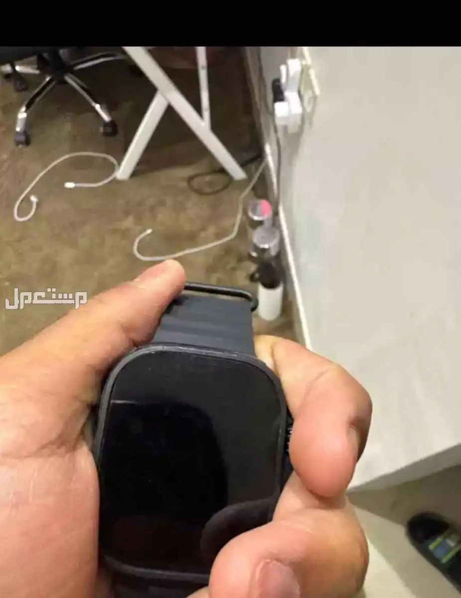 ساعة ابل للبيع الترا 2 سوداء ب3400 بالرياض  اخر اصدار