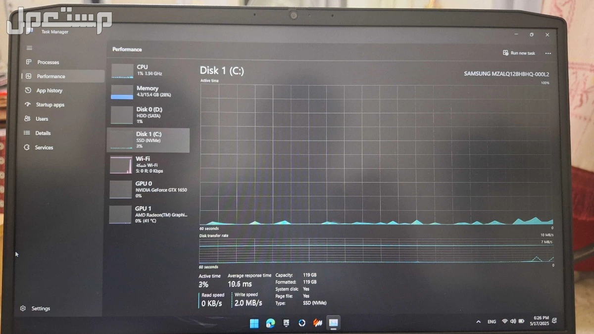 lenovo ideapad gaming 3 for sale for 3700sar urgent.