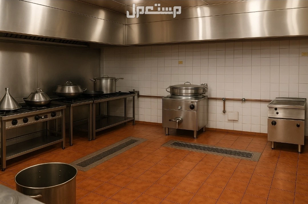 مطبخ مركزي - معمل تجهيز متكامل مع المعدات وكامل التجهيزات