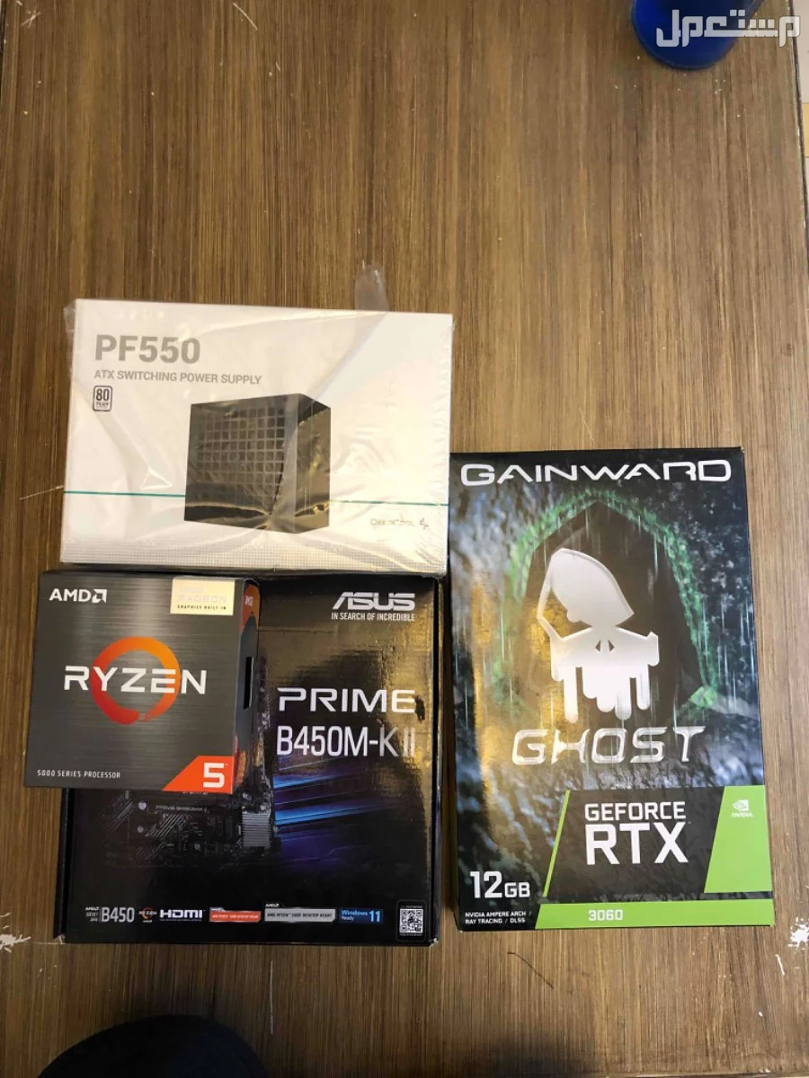 بيسي rtx 3060 12 gb نظيف ب 2200