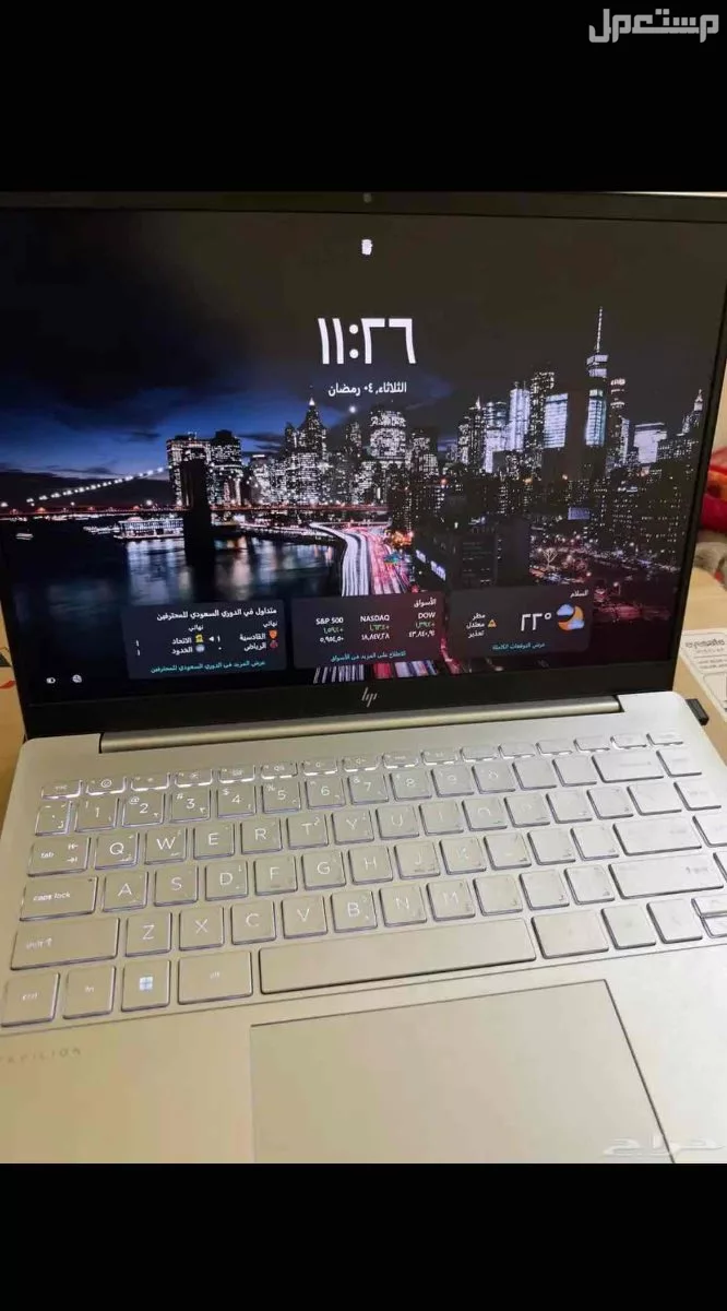 لابتوب اتش بي بافيلون بلس hp في جدة