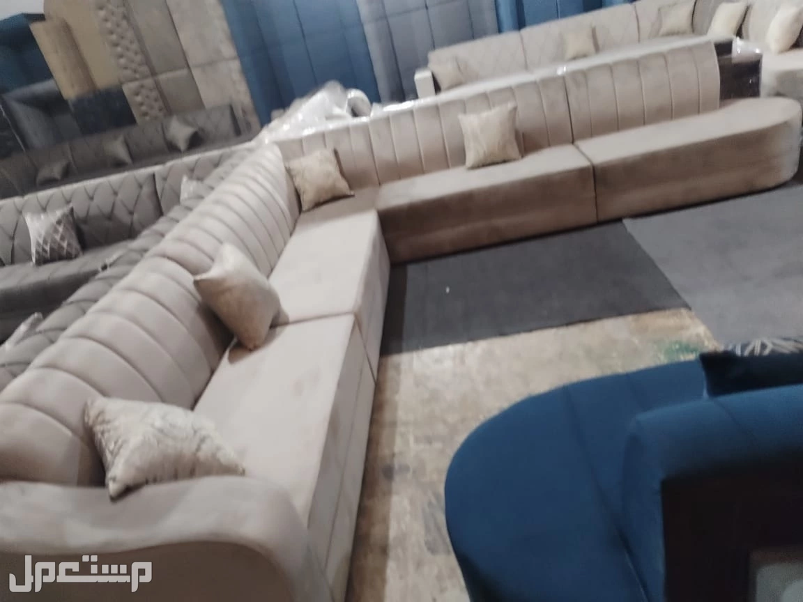 كنب جديد جاهز للبيع شامل التوصيل بالرياض