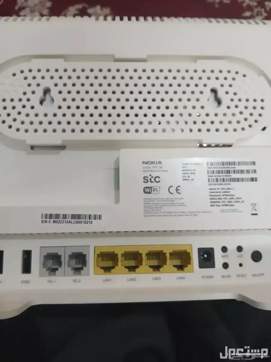 راوترات انترنت 5G يركب عليه شريحه + راوتر فايبر + رواتر محمول  نوكيا