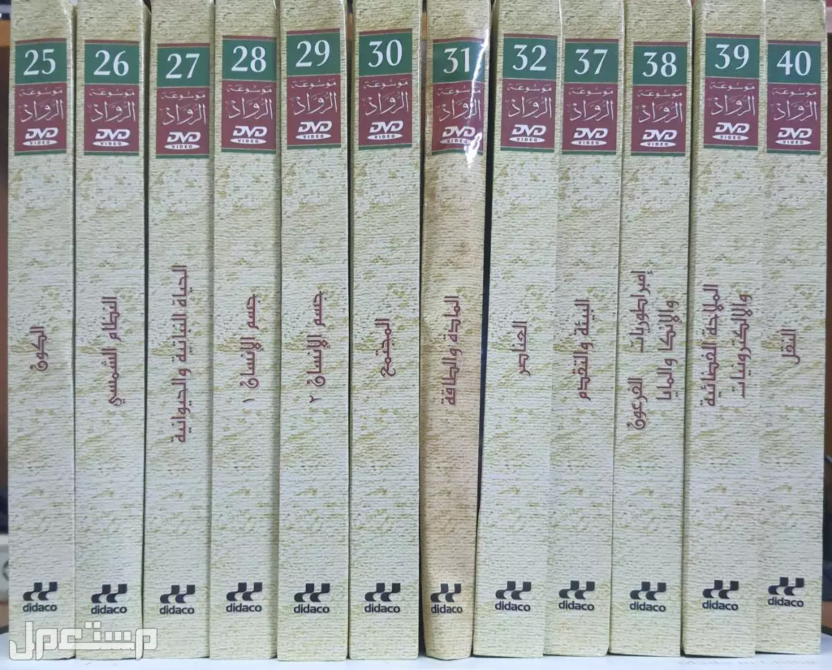 اسطوانات موسوعة الرواد للعلم والتكنولوجيا (دي في دي)
