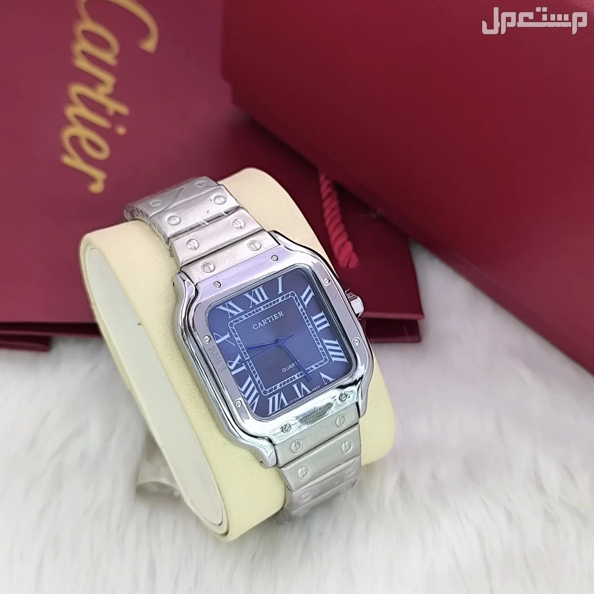 *جديدنا* *ساعه رجالي ماركة كارتير سانتوس*      *مع ملحقات الماركة علبه وكرت وكيس*  *السعر 180 ريال*