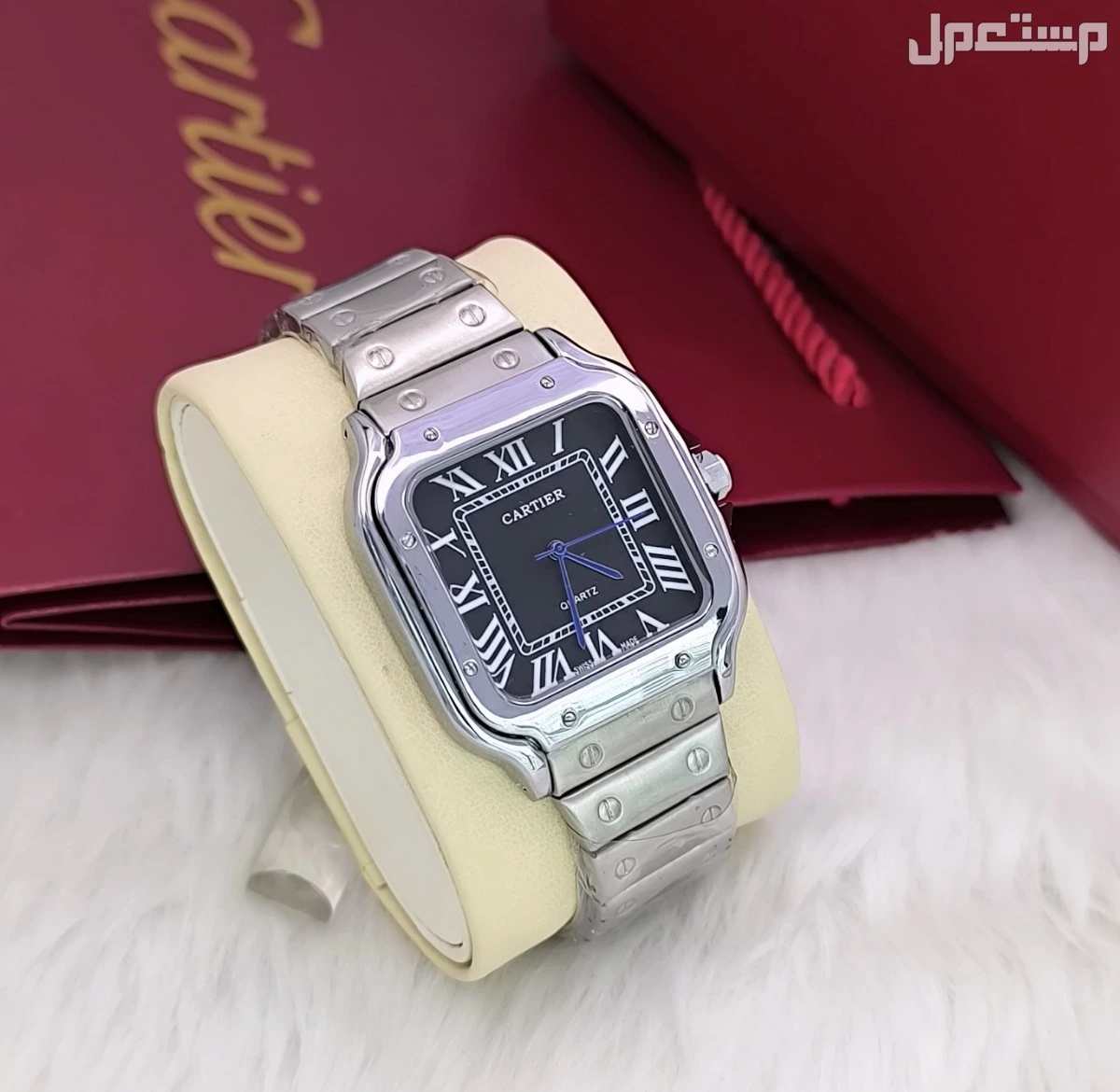 *جديدنا* *ساعه رجالي ماركة كارتير سانتوس*      *مع ملحقات الماركة علبه وكرت وكيس*  *السعر 180 ريال*