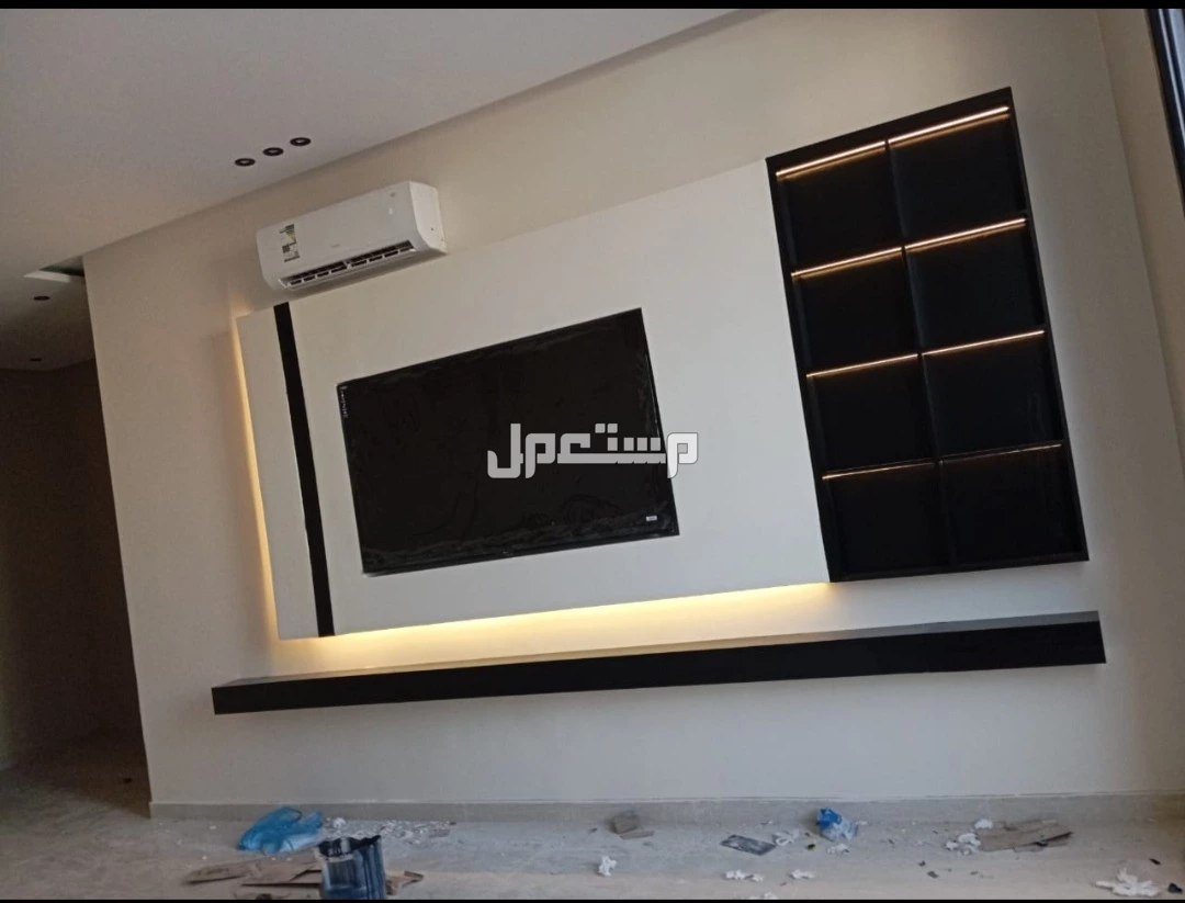 تصميم وتنفيذ ديكورات بديل الشيبورد وبديل الرخام وبديل الحجر في الرياض