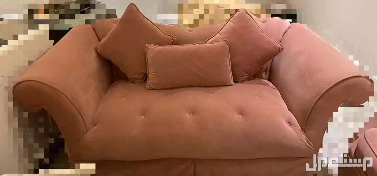 كنب 2 مخمل ناعم – استخدام نظيف