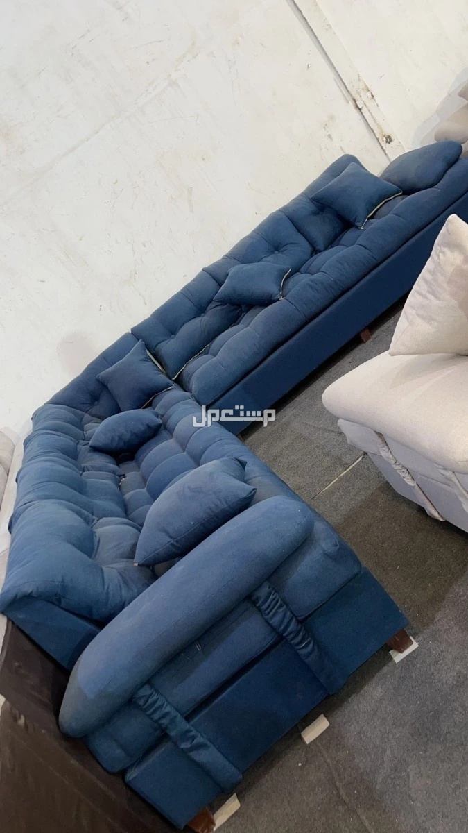 كنب جديد جاهز جميع الالوان بالرياض اطقم حرف ال و7اشخاص مع التوصيل بالرياض