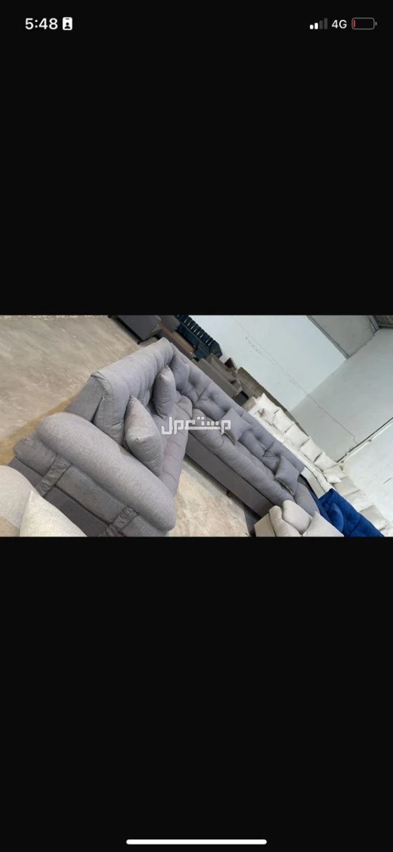 كنب جديد جاهز جميع الالوان بالرياض اطقم حرف ال و7اشخاص مع التوصيل بالرياض