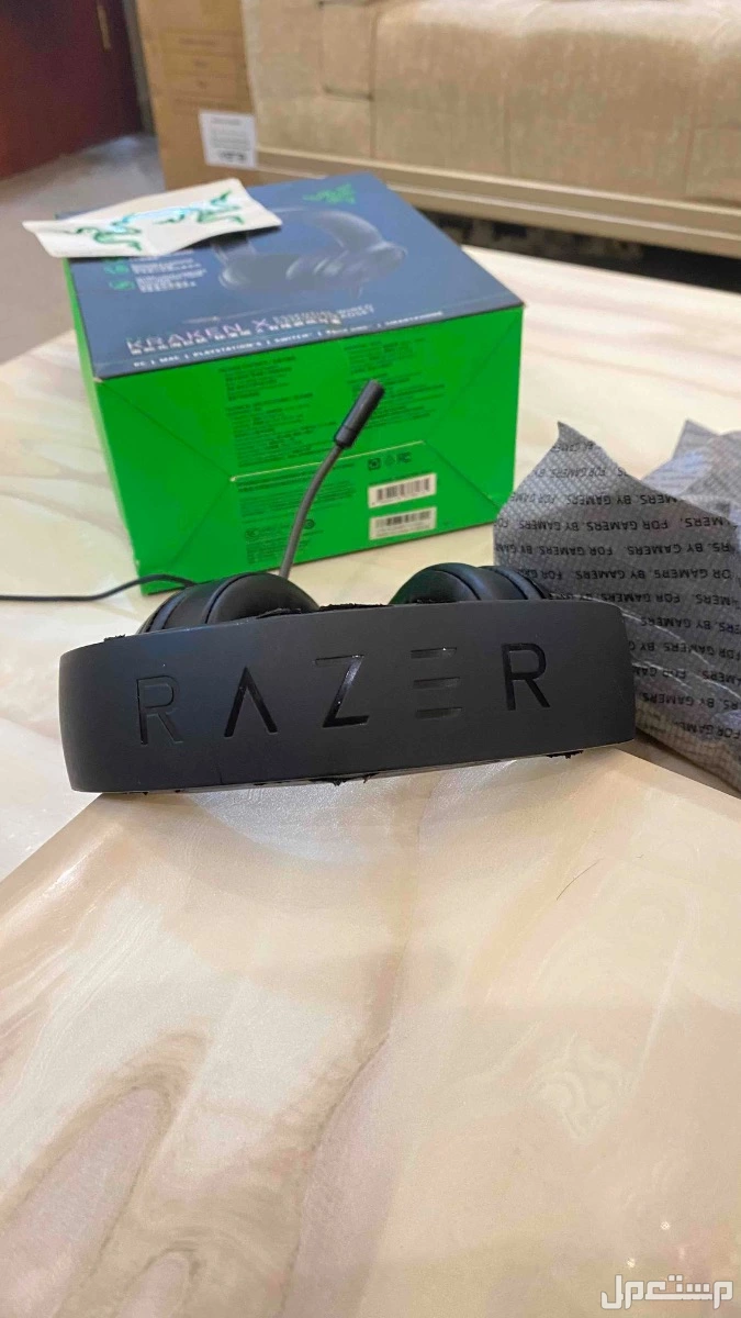 🎧 سماعة Razer Kraken X أصلية (نسخة Essential Wired)