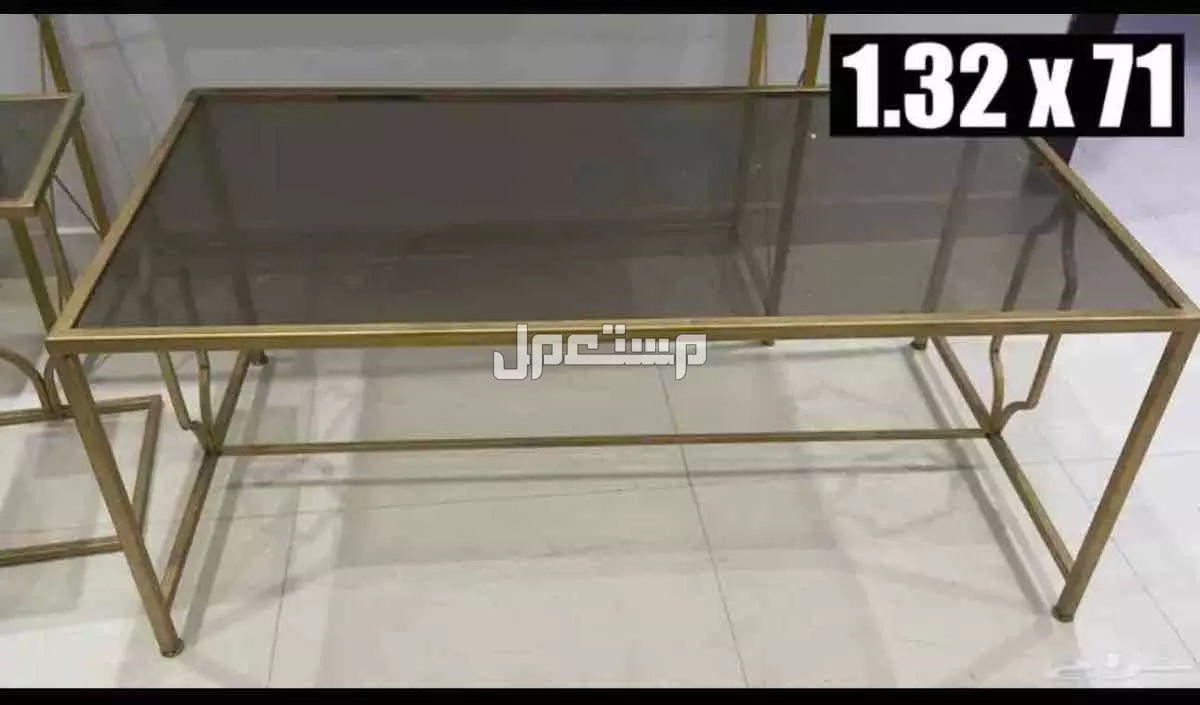 طقم مجلس نظيف + طاولات + كونسول + لوحة = 1200 ريال فقط!