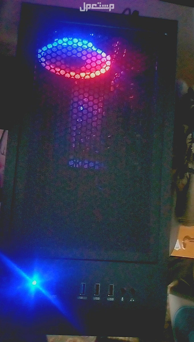 ✨ للبيع كيس كمبيوتر احترافي RGB – نظيف جدًا