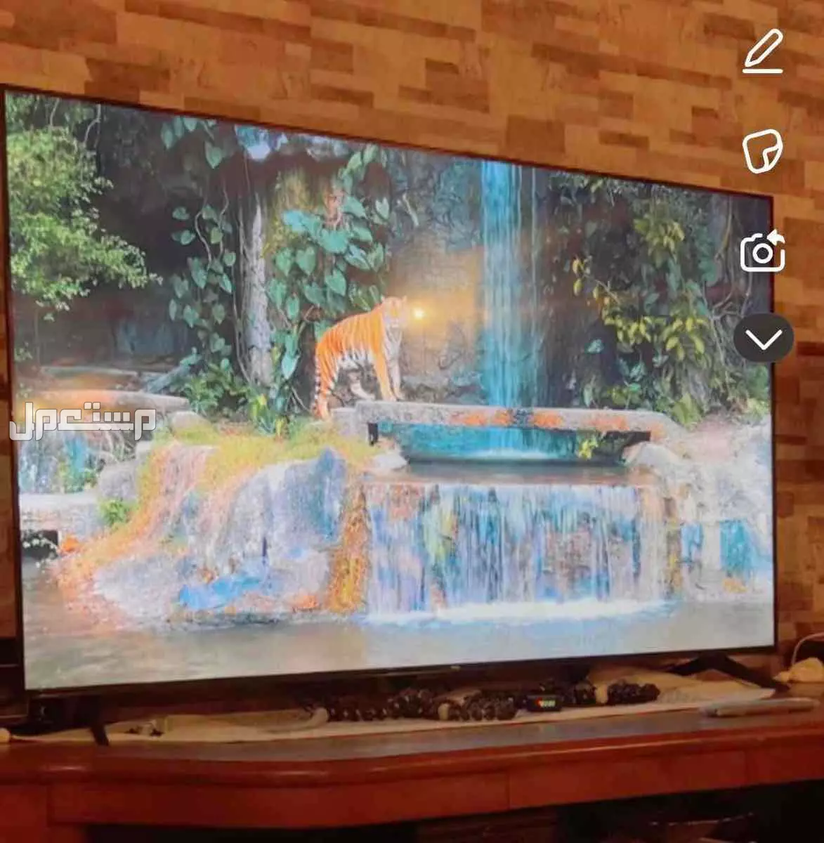 تلفزيون TCL بوصة 65 + جهاز رسيفر وريموت