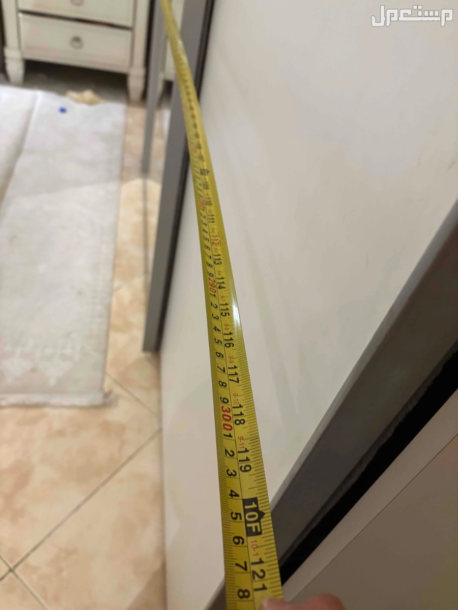 دولاب ملابس للبيع في جدة 1800 ريال عرض الدولاب 3 متر وزيادة