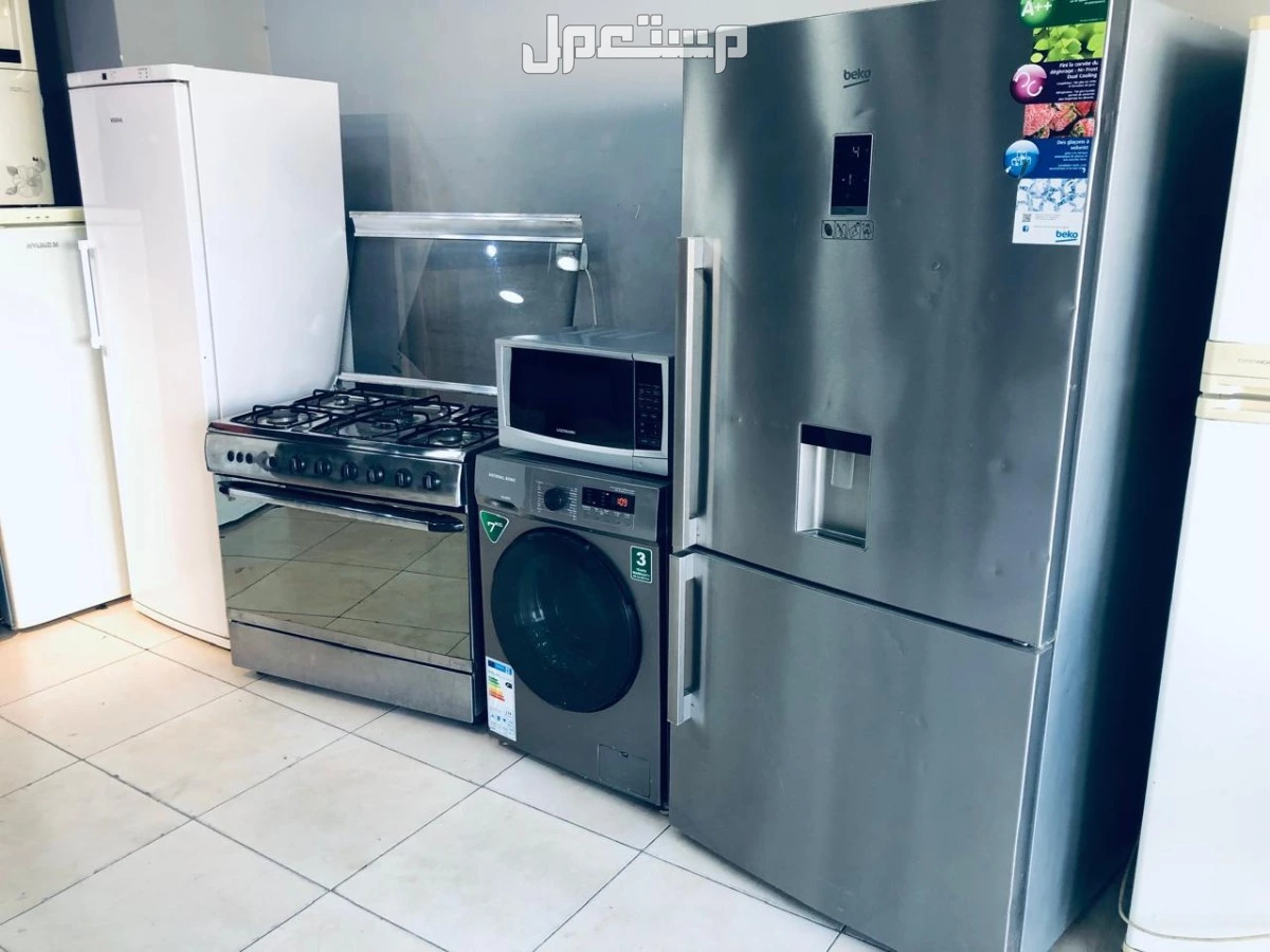 للبيع بكج عرسان ثلاجة غاز غسال ومايكرويف
