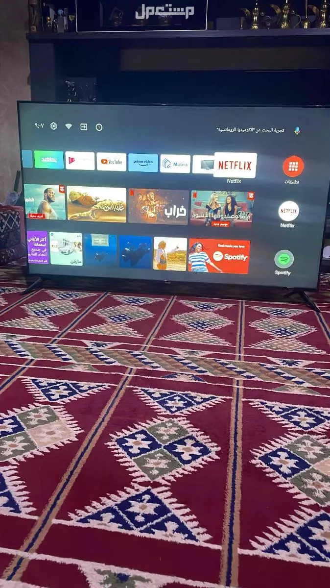 تلفزيون جديد للبيع سمارت 65 بوصه