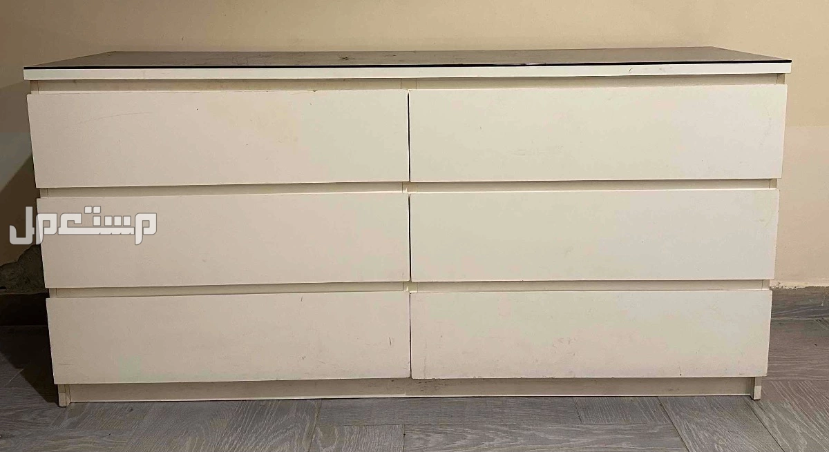 2سرير و2دولاب ايكيا ابيض الاجمالي 1600