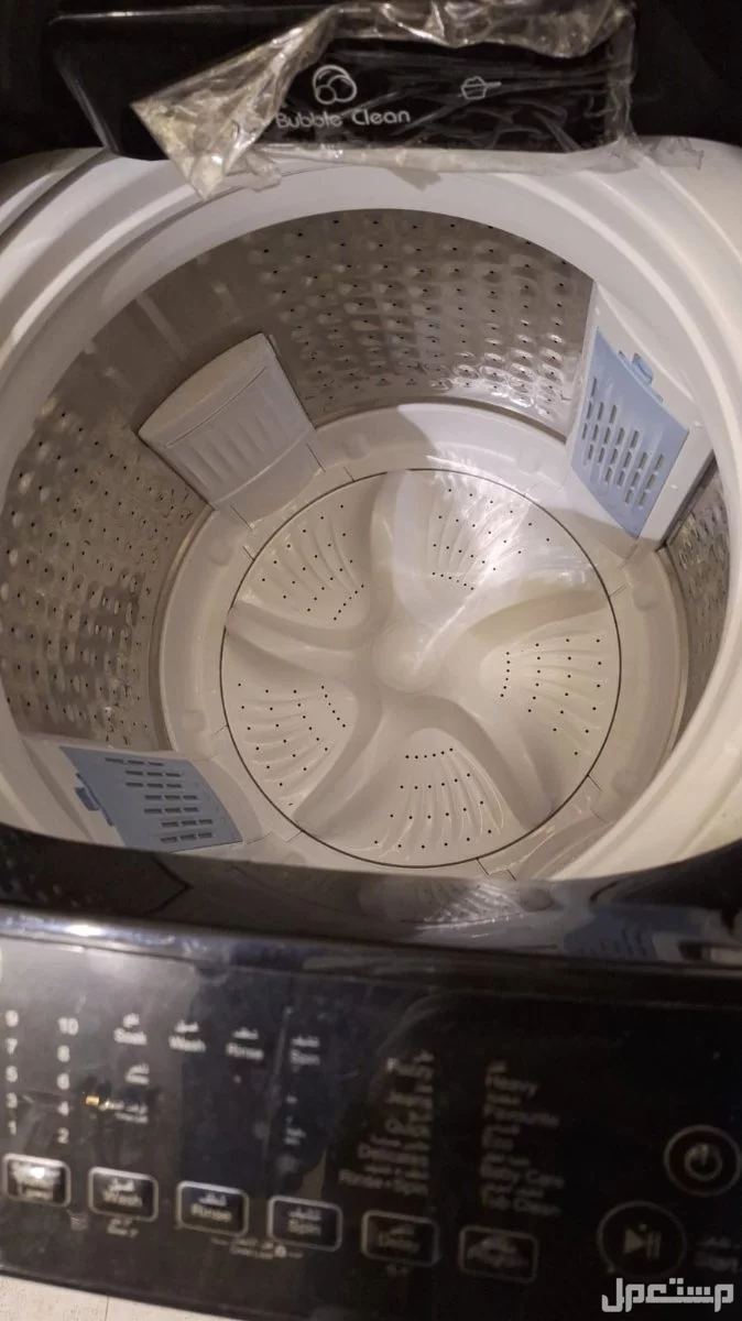 غساله فول اتوماتيك استعمال خفيف جدااا  Hisense 9 kg شبه جديدة بضمان