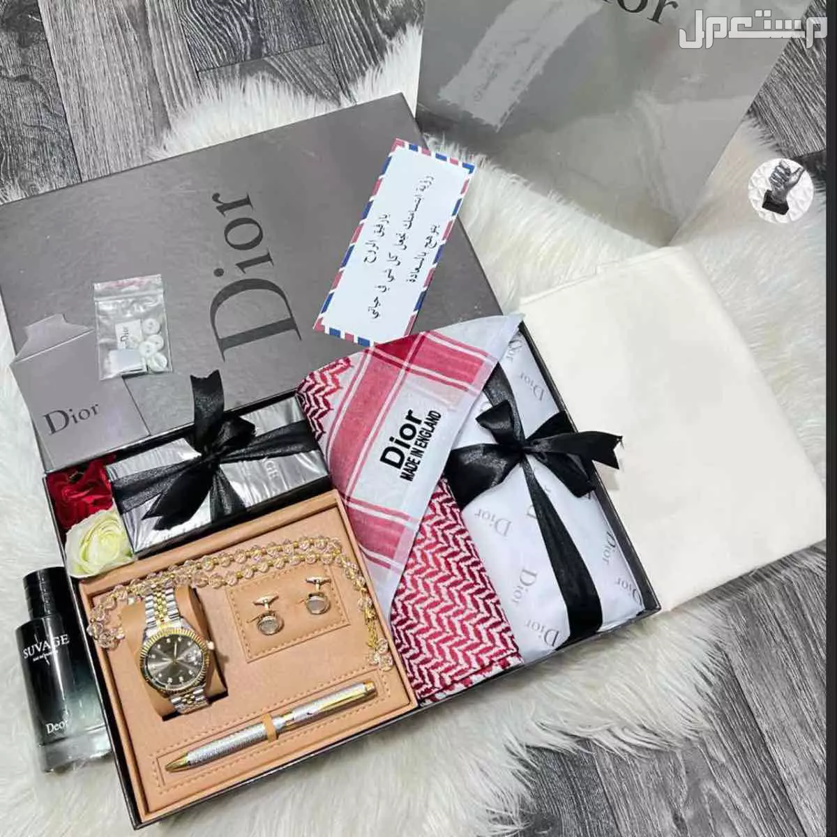 بكس رجالي ديور متكامل مع تغليف فخم