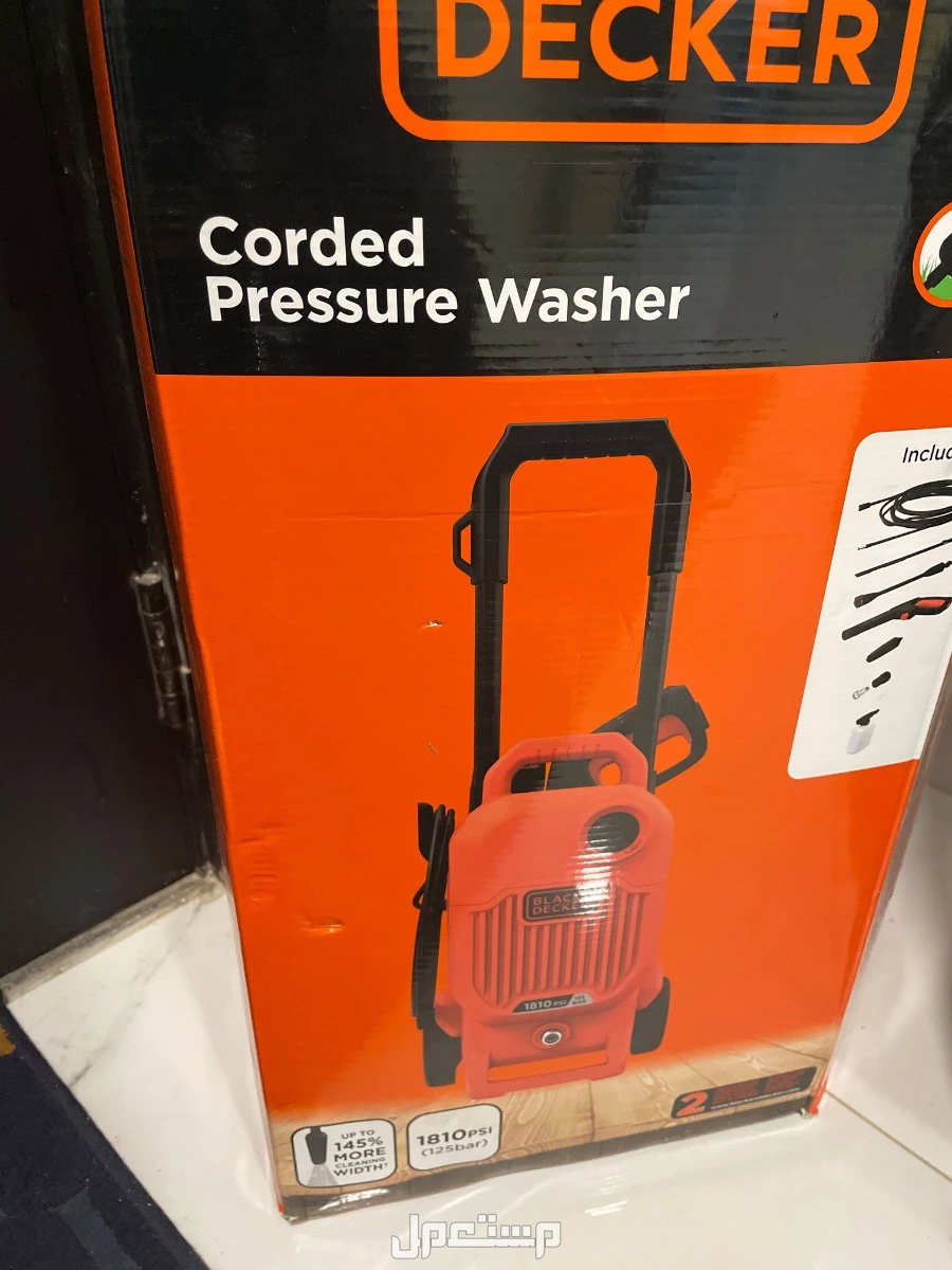 مضخة غسيل السيارات والبيوت BLACK DECKERوقابل بتفاوض