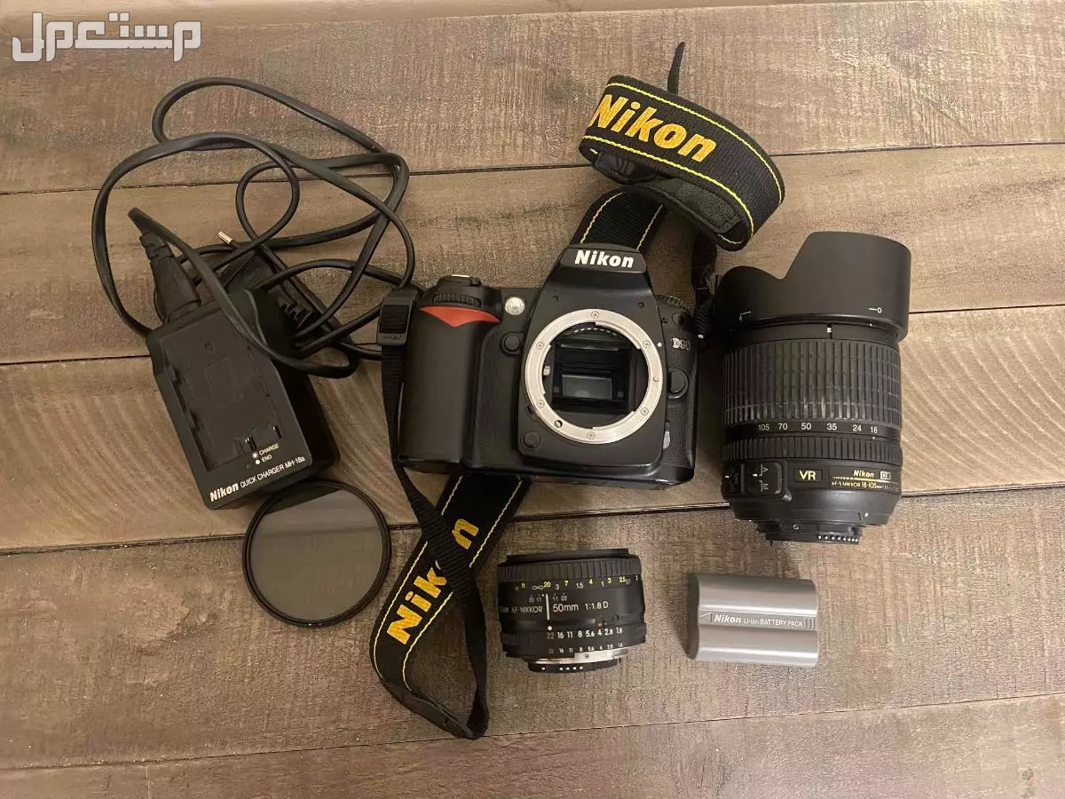 كاميرا نيكون d90 استخدام نظيف في الدمام بسعر 1500﷼