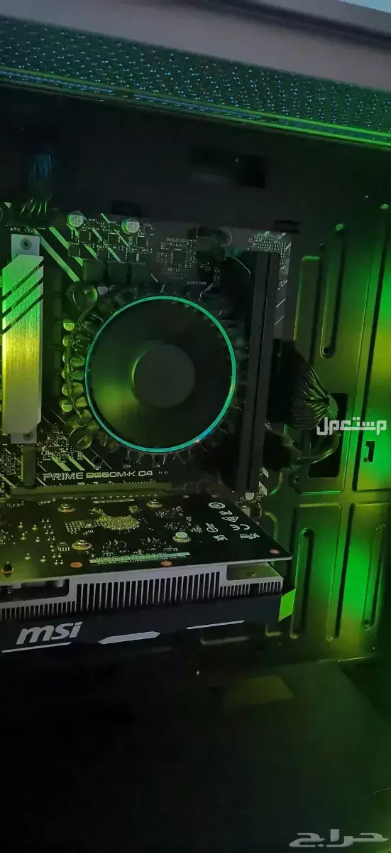 كمبيوتر العاب بمعالج i5.12400 نظيف جدا