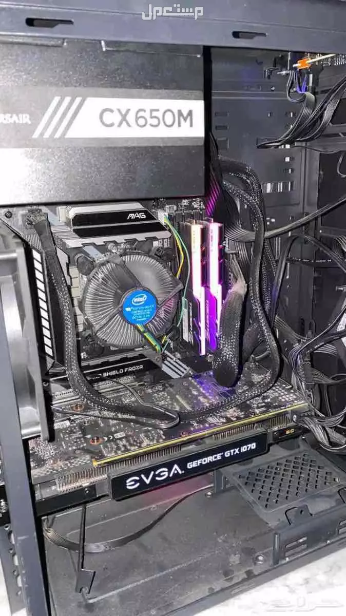 بيسي pc قيمنق كرت مروحتين 1070