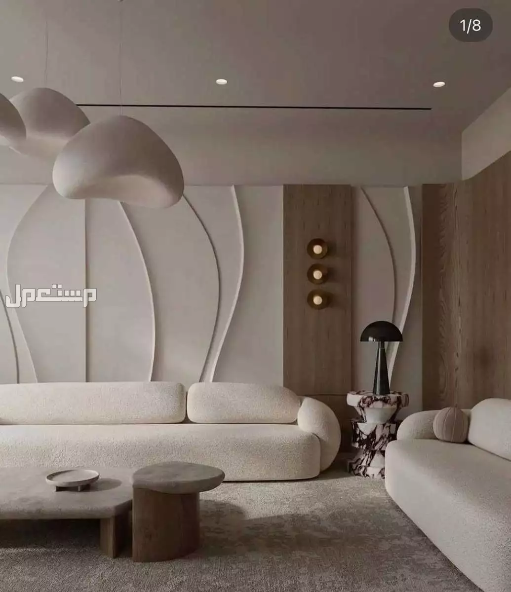 تصميم مجاني عند تنفيذ الديكور والتشطيب صالات