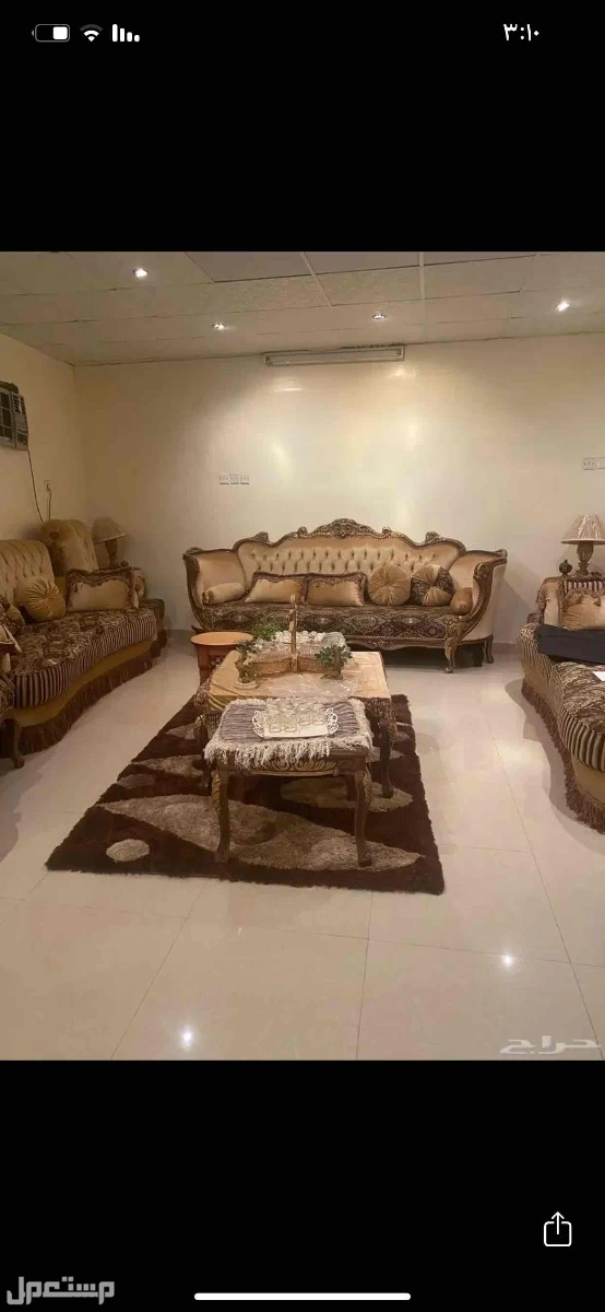 للبيع كنب مع الطاولات والفرش  في صامطة بسعر 2500 ريال سعودي