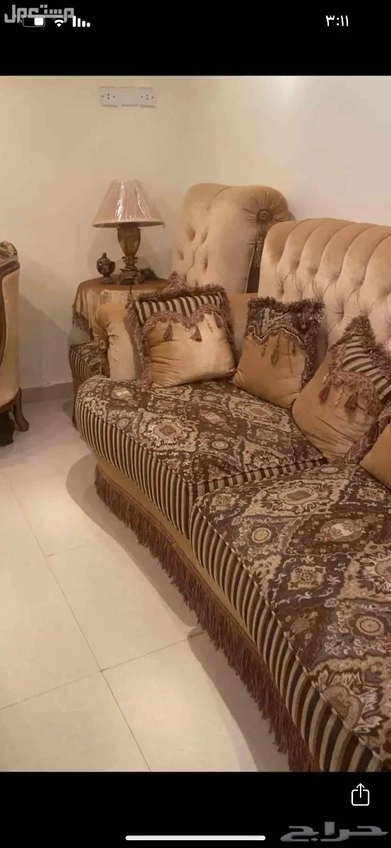للبيع كنب مع الطاولات والفرش  في صامطة بسعر 2500 ريال سعودي