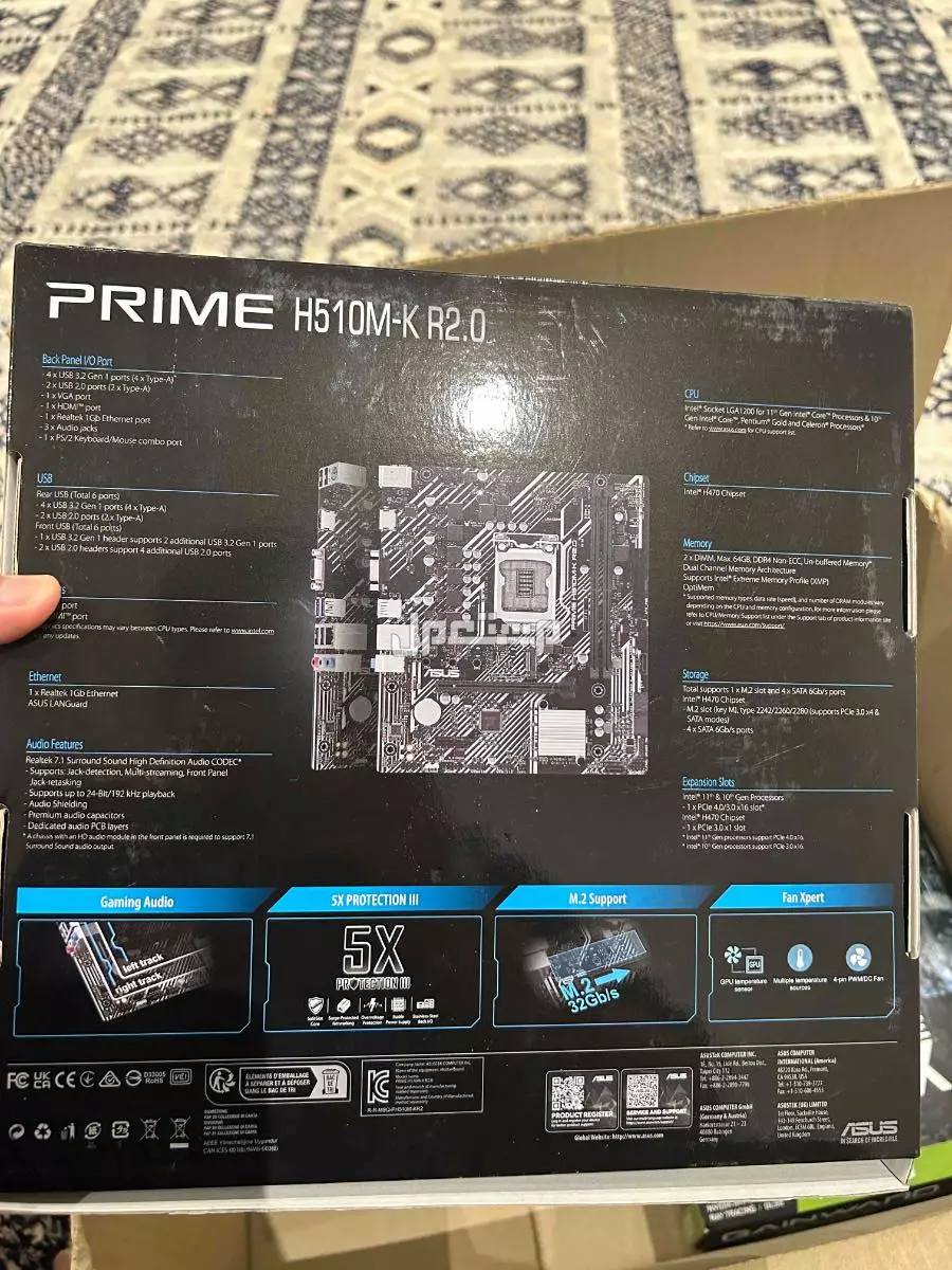 PC كرت RTX 3050 السوم2000 والبيع قريب