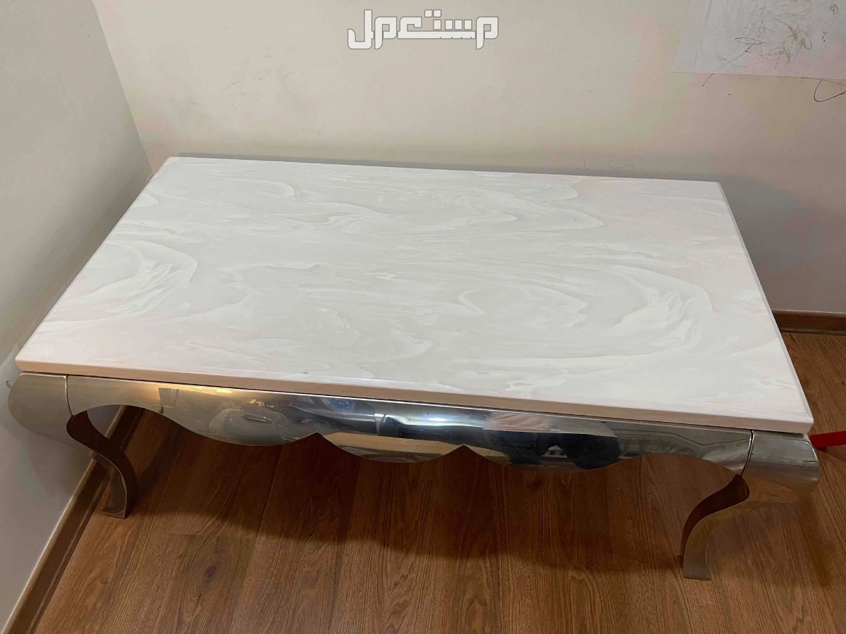 طاولة ستانلس ستيل رخام  مستعمل
