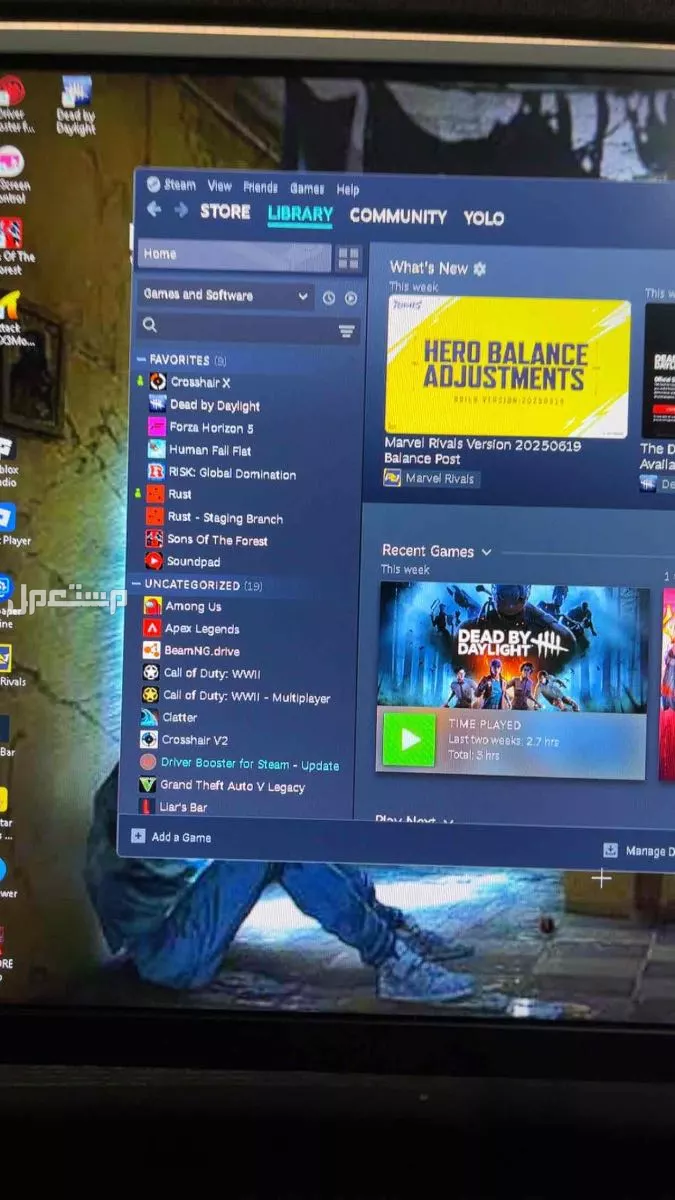 للبيع بي سي قيمنق مستخدم في الرياض