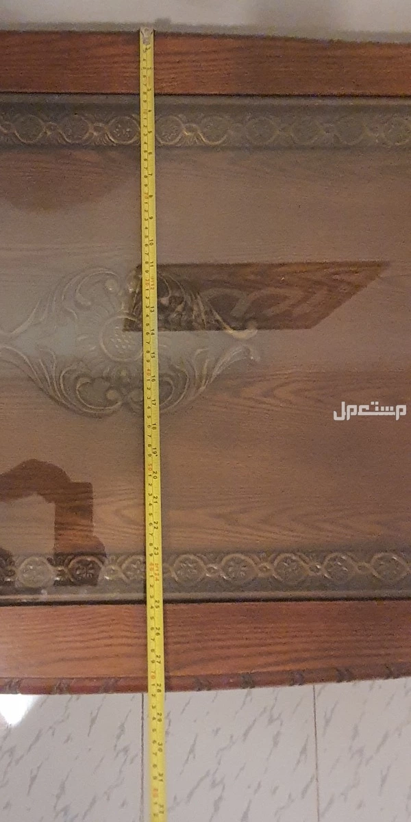 طاولة ضيوف صالون أو مجلس فخمة خشب بني أمريكي