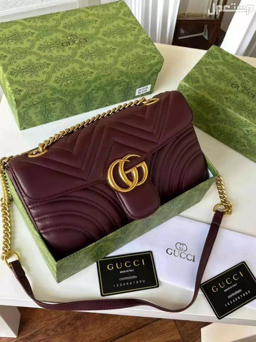 شنط ماركة قوتشي ماستر كوالتي حجمين
