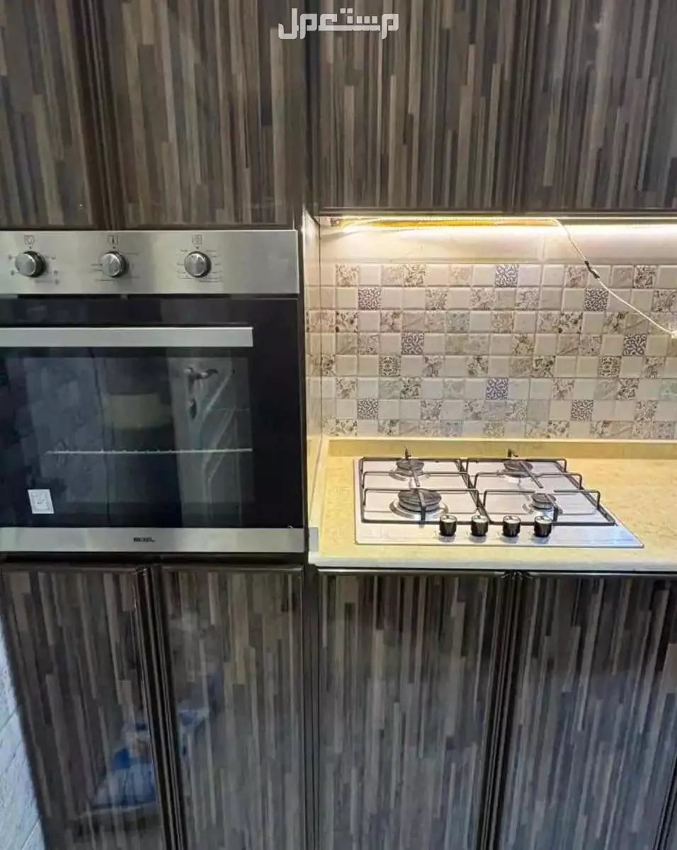 دولاب مطبخ المنيوم نظيف في جدة