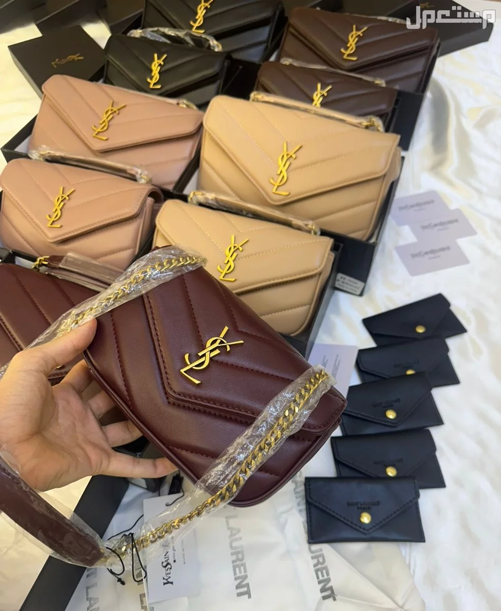 شنط ماركة سان لوران ماستر كوالتي حجمين