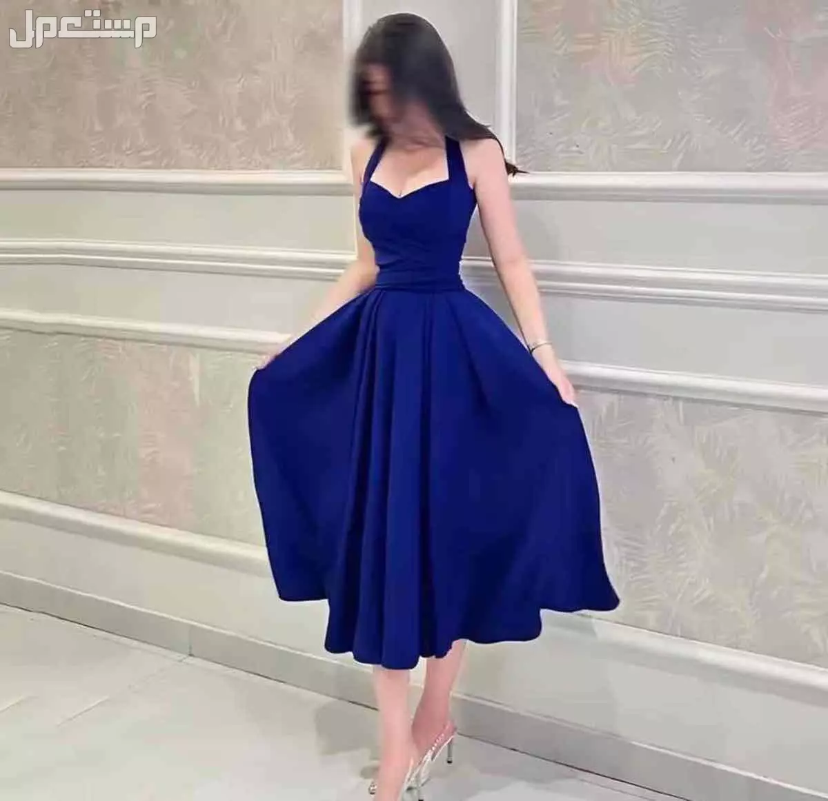 فستان ازرق في النماص بسعر 210 ريال سعودي