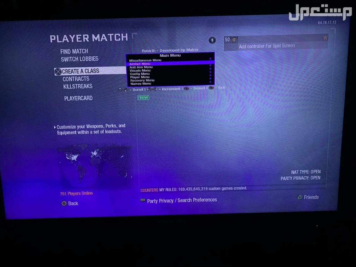 سوني 3 مهكر على نظام 4.92 HEN فيه 120 لعبة بكرتونه