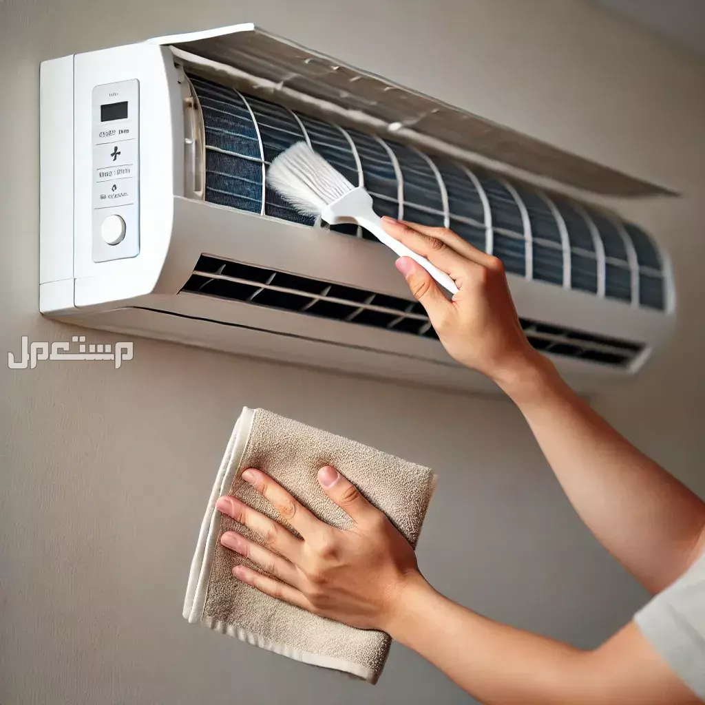 طريقة تنظيف مكيف السبلت بالماء والخل خطوة بخطوة طريقة تنظيف المكيف بالصور