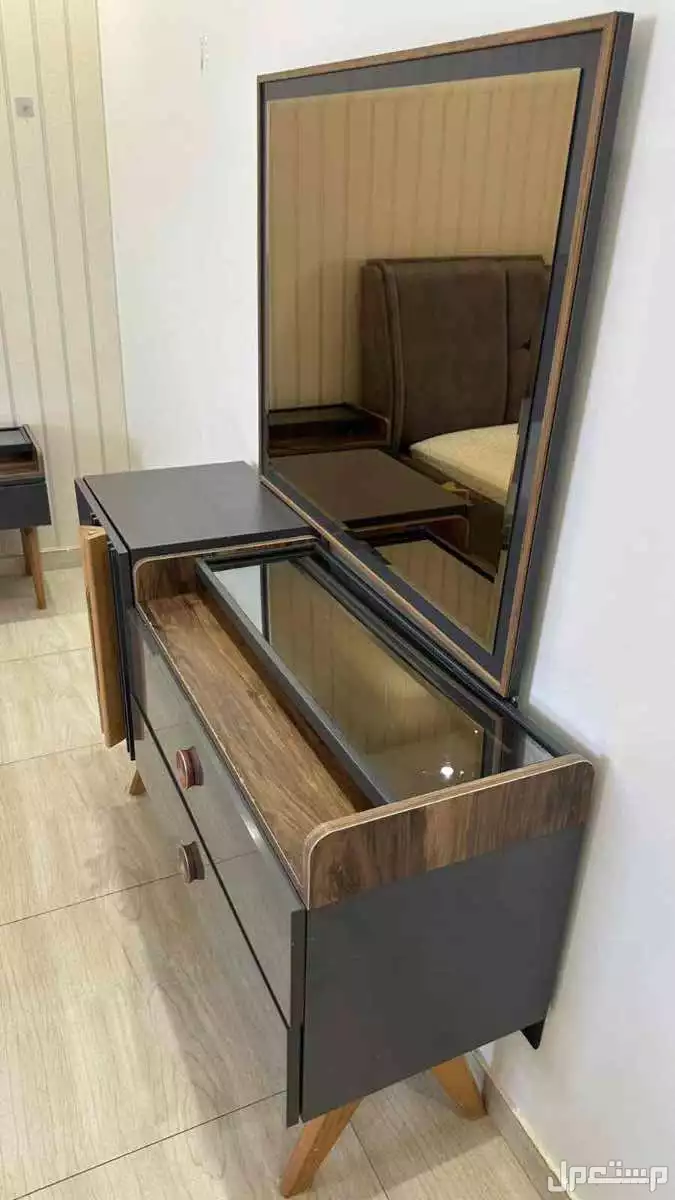 تسريحه  2 كومدينة سرير سرير 200*200 بدون الاسفنج