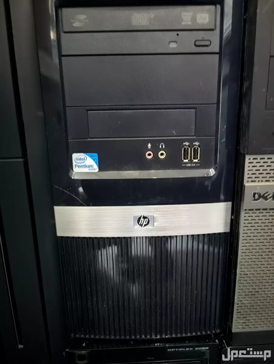 للبيع أجهزة كمبيوتر مكتبي مع الشاشة Dell & HP