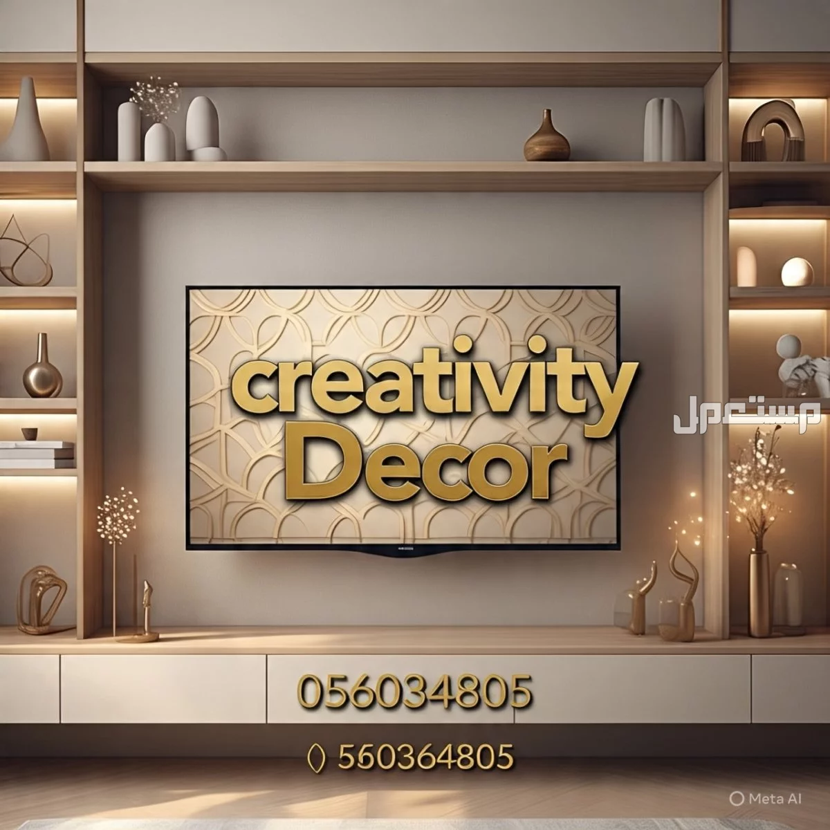 تصميم وتنفيذ جميع انواع الديكورات المنزليه في الرياض