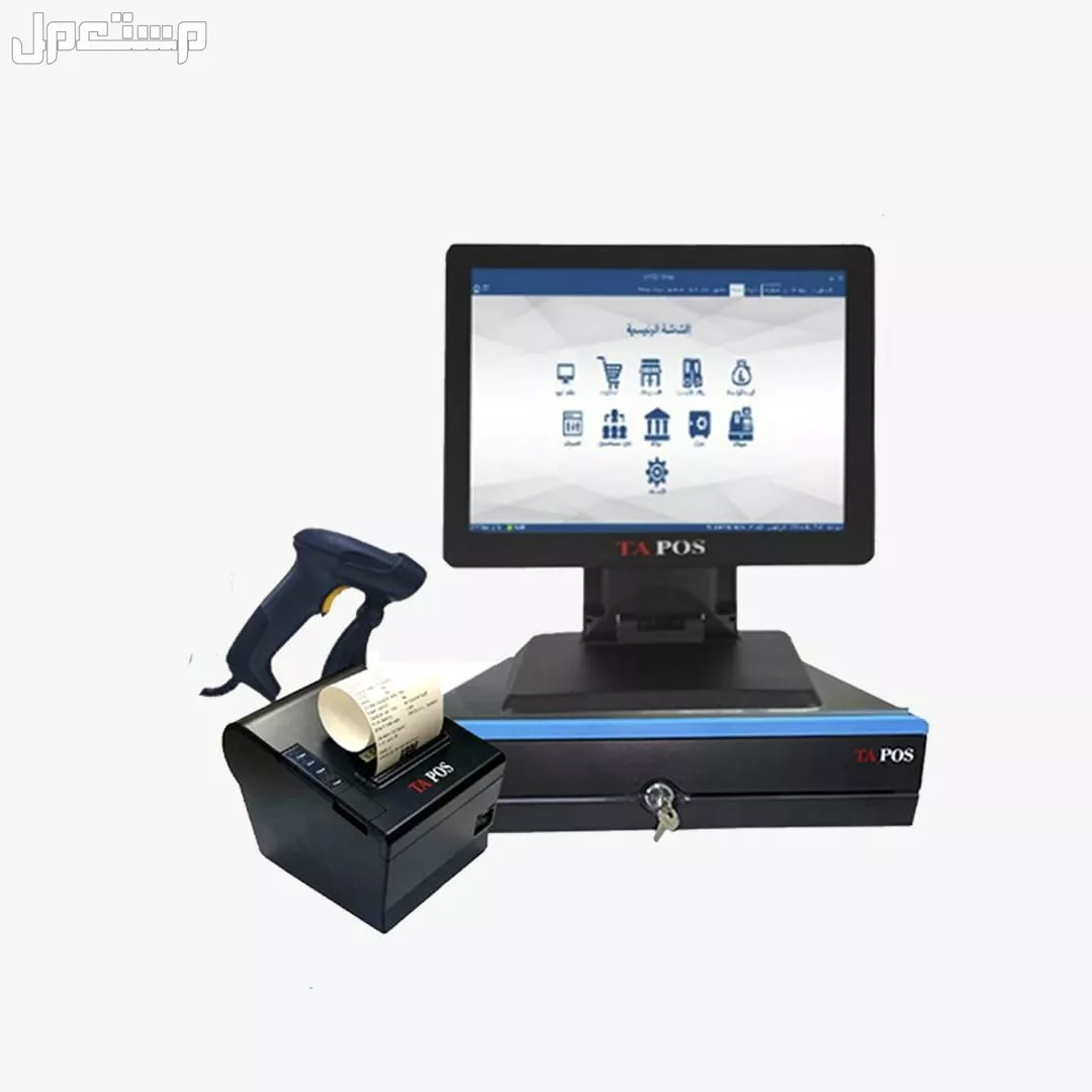 كاشير شاشة لمس + برنامج مبيعات + ورق طباعة – عرض خاص