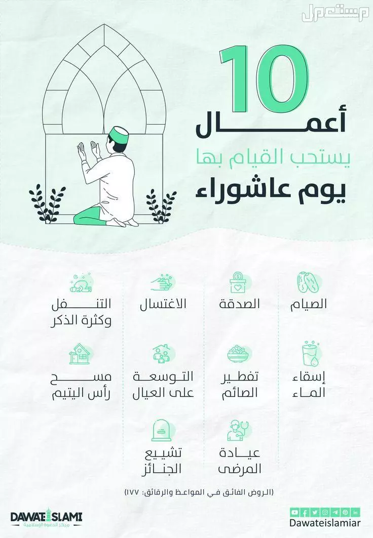 موعد يوم عاشوراء 2025 وفضل صيامه.. 10 أعمال مستحبة أفضل الأعمال في يوم عاشوراء